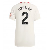 Manchester United Victor Lindelof #2 Kolmaspaita Naiset 2023-24 Lyhythihainen